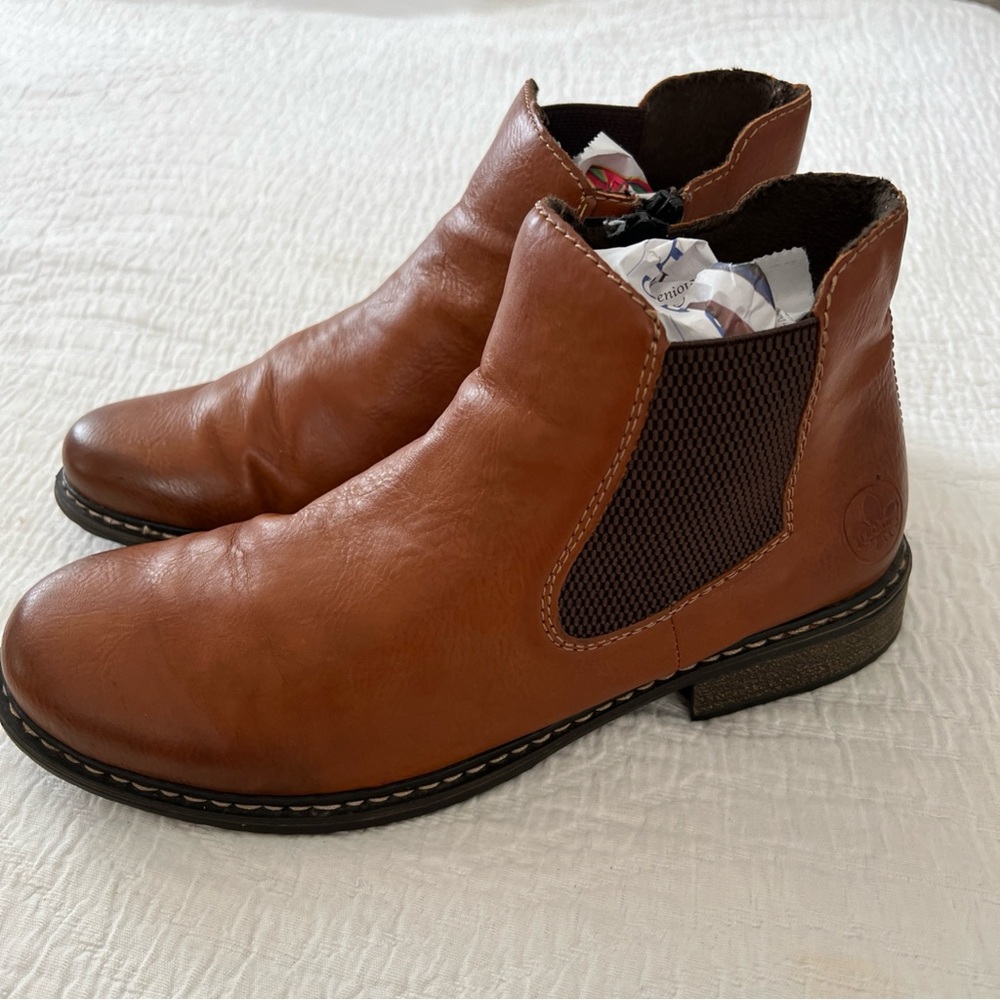 Rieker Brown Ankle Boots